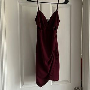 Maroon Party Dress